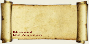 Mila Vlahović vizit kartica